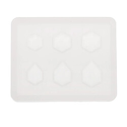 assortiment de silicone pendentif moule diy bijoux faisant de la résine artisanat moule outils 6