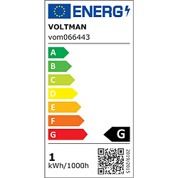 Avis Réglette LED étanche dépolie (60cm 2400Lm 4000K) Blanc Voltman