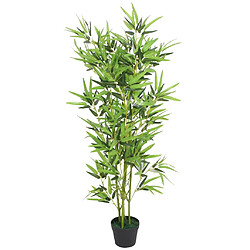 vidaXL Plante artificielle avec pot Bambou 120 cm Vert