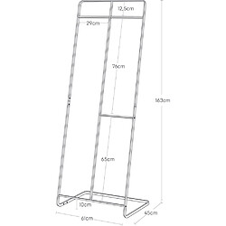 Avis Yamazaki Porte manteau large Tower 61 x 45 x 163 cm.