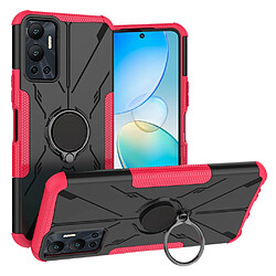 Coque en TPU anti-chocs avec béquille pour votre Infinix Hot 12 4G - rose