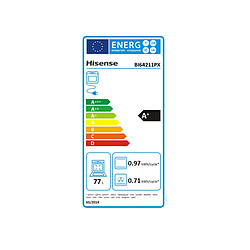 Acheter Four intégrable multifonction 77l 60cm inox - BI64211PX - HISENSE