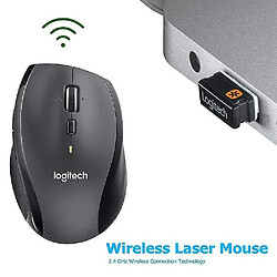 Universal M705 2,4 GHz Wireless Mouse Mini 3 ans Life de batterie Auto-Sleep 1000 dpi avec gris récepteur USB