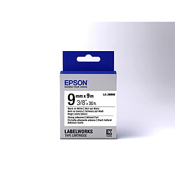 EPSON Adhesif Fort LK-3WBW - Noir s / blanc