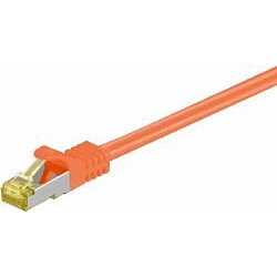 Avis Disney RJ45 patch cord S/FTP (PiMF), w. CAT 7 raw cable 5m Orange 4x2xAWG 26, CU