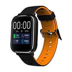 Wewoo Bracelet connecté Q58S Écran tactile TFT de 1,3 pouces IP67 Smartwatch étancherappel d'appel de soutien / surveillance de la fréquence cardiaque / de la pression artérielle / du sommeil Orange