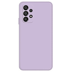 Coque en TPU antichoc, bord droit, caoutchouté pour votre Samsung Galaxy A33 5G - violet