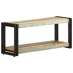 vidaXL Meuble TV 90x30x40 cm Bois de récupération massif