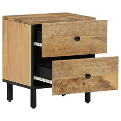 Avis Maison Chic Lot de 2 Tables de chevet - Tables de Nuit 40x33x46 cm Bois de manguier solide