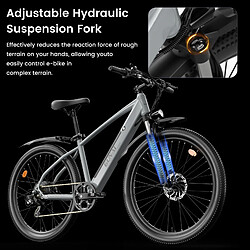 Acheter GUNAI GN27 Vélo Electrique 750W 48V 10.4Ah capteur de couple 27.5 pouces Max 35 km/h - Gris