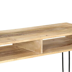 Maison Chic Table console | Meuble d'entrée | Table d'appoint Bois de manguier massif 115 x 35 x 76 cm -GKD68636 pas cher