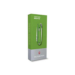 Avis VICTORINOX - 0.6223.T41G - VICTORINOX CLASSIC SD TRANSLUCIDE GREEN TEA