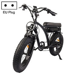 Yonis Vélo Électrique 1000W 48V Retro 20 Pouces