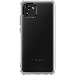 Coque souple pour Samsung Galaxy A03 Transparent