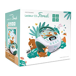 METRONIC 477147 Lecteur CD MP3 Forest enfant avec port USB et entrée audio, sortie casque pas cher