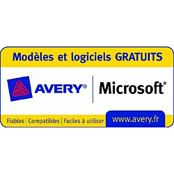 Avis AVERY - 60400402 - 1 jeu intercalaires polypro translucide à onglets personnalisables. A4+. Impression laser, jet d'encre