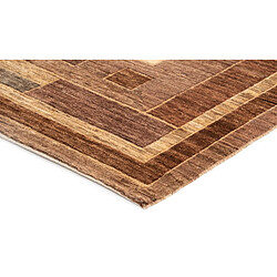 Avis Vidal Tapis de laine 190x155 brun Juma