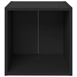 Avis vidaXL Meubles TV 4 pcs noir 37x35x37 cm bois d’ingénierie