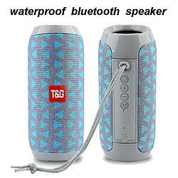 Universal Haut-parleur Bluetooth 5.0 sans fil 20W 1200mAh Subwoofer portable imperméable 3D haut-parleur (bleu)