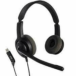 Casques avec Microphone Axtel AXH-V40UCD Noir