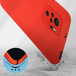 Avis Avizar Coque Xiaomi Redmi Note 10 et Redmi Note 10s Semi-rigide Soft Touch Fine Rouge