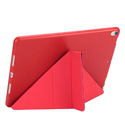 Acheter Etui en PU stand en origami rouge pour votre Apple iPad Air 10.5 (2019)/Pro 10.5 pouces (2017)