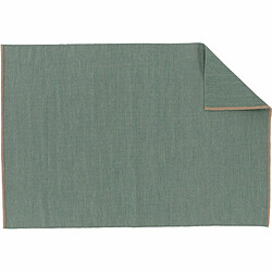 Avis Venture Home Tapis en coton et laine vert olive Jaipur 300 x 200 cm.