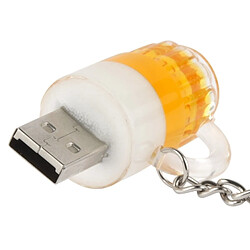 Avis Wewoo Clé USB Beer Porte clés Style USB Flash Disk avec 2 Go de mémoire