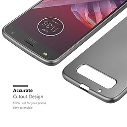 Cadorabo Coque Motorola MOTO Z2 Etui en Gris pas cher