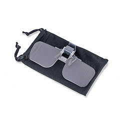 Carson Clip and Flip Loupe Pour Lunettes Avec Fonction De Serrage Grossissement 1,5x