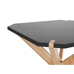 Avis LEITMOTIV Table basse scandinave Miste - L. 60 x H. 40 cm - Noir