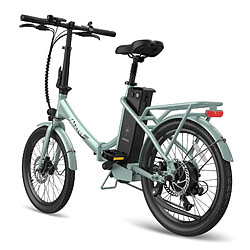 Vélo électrique FAFREES F20 Lasting - Moteur 250W Batterie 36V18.2Ah Assisted Autonomie 120KM Frein à Disque Mécanique - Vert pas cher