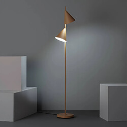 Ledkia Lampadaire Whirlwind Camel pas cher