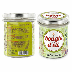 Aromandise 2 bougie d'été citronnelle & géranium - 30h