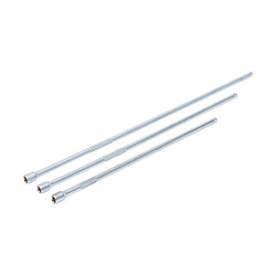 Jeu de rallonges BGS TECHNIC pour douilles - 6,3mm (1/4 ) - 30/38/45cm - 3 pcs - 6854