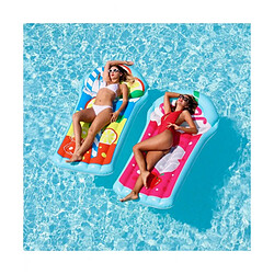 Airmyfun Pack 2 Matelas Gonflables d'Eau Géants, Ultra Confort, pour Piscine & Plage - Pack Twin Fresh Fruits 185 x 100 cm