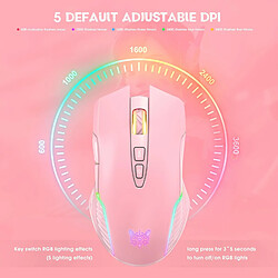 Avis Yonis Souris Sans Fil RGB Ergonomique 3600 DPI