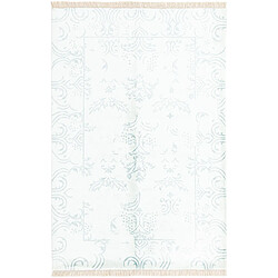 Vidal Tapis de laine 183x122 Bleu Darya