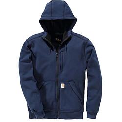 Carhartt Softshellsweat déperlant WIND FIGHTER HOODED SWEAT coloris marine M