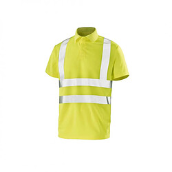 Cepovett Polo haute visibilité - Manches courtes - Jaune fluo - 3XL