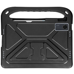 Avizar Coque Antichoc Enfant pour Xiaomi Redmi Pad SE avec Poignée et Support Noir