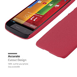 Cadorabo Coque Motorola MOTO Z2 Etui en Rouge pas cher