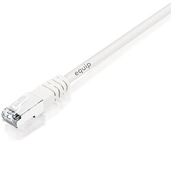 Câble réseau équiper Rj45 S/Ftp Hf Cat.6 blanc 3M