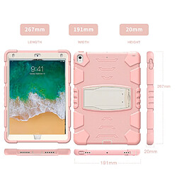 Coque en TPU + Silicone Résistant aux impacts avec béquille Rose Sakura pour votre Apple iPad Pro 10.5 pouces (2017)/iPad Air 10.5 pouces (2019)