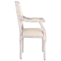 Avis vidaXL Chaise de canapé 54x59x99 cm lin