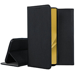 Htdmobiles Housse pour Xiaomi 12 Lite 5G - etui coque pochette portefeuille + film ecran - NOIR MAGNET