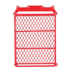 Panier de support de bagage de toit de transporteur de fret en métal pour la voiture modèle RC 1/10 rouge