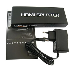 Acheter Wewoo Splitter de HDMI de 4 ports 1080P, version 1.3, support HD TV / Xbox 360 / PS3 Playstation 3 etc.