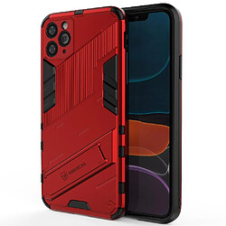 Coque pour iPhone 11 Pro Max Protection Antichoc avec Support TPU Résistant et Pratique - Rouge