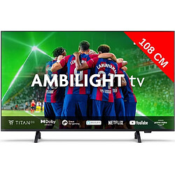 Philips TV LED 4K 108 cm 43PUS8349 - Ambilight 3 côtés